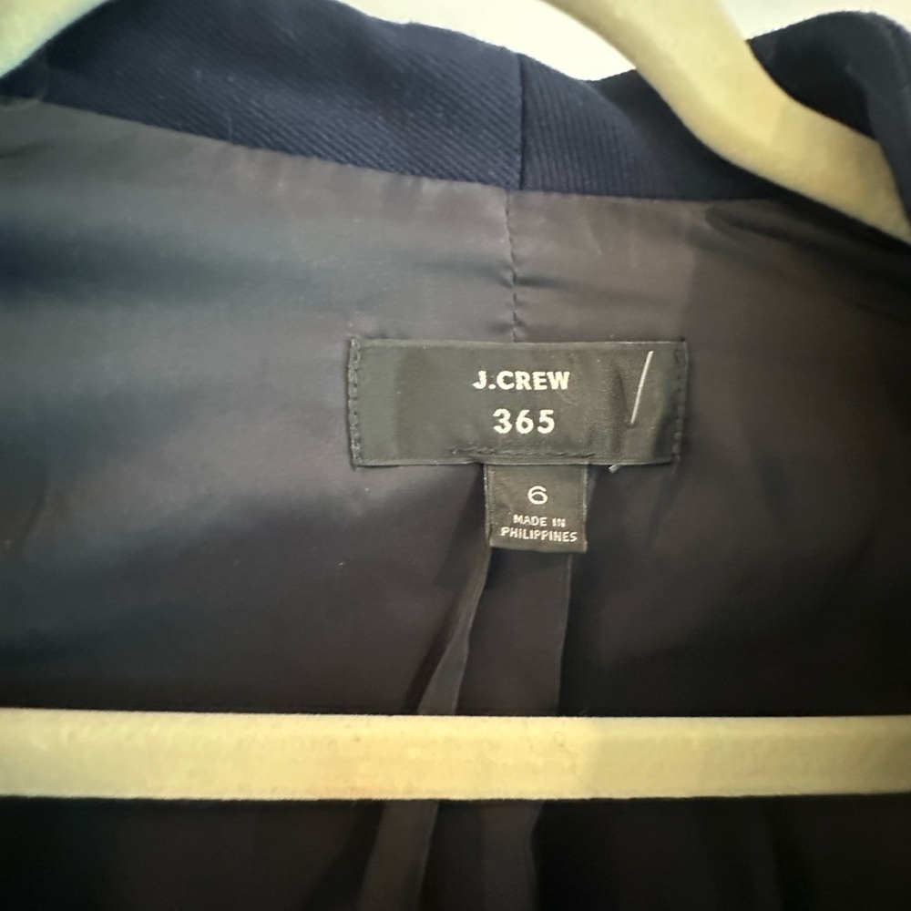 J. Crew Dark Blue Women's Blazer - Picture 5 of 5